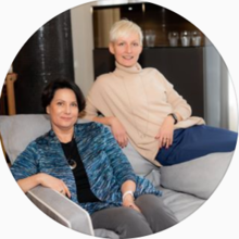 Рина Савельева и Евгения Шокогоуи