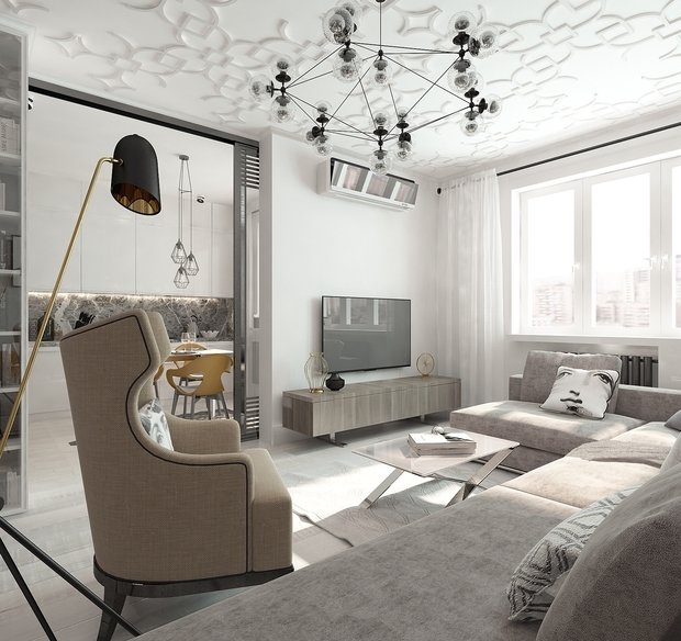 Фото из портфолио Белый интерьер – фотографии дизайна интерьеров на INMYROOM