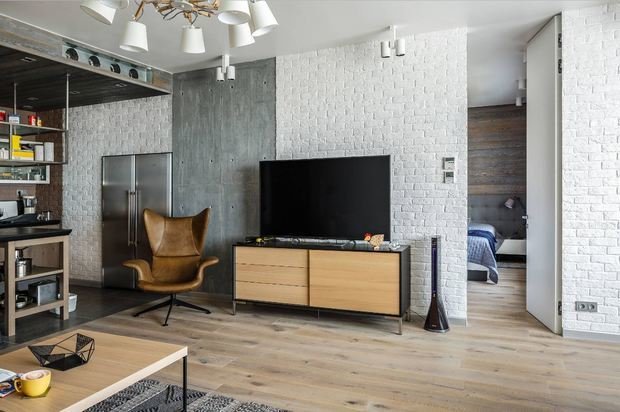 Фото из портфолио Просто лофт (реализация) – фотографии дизайна интерьеров на INMYROOM