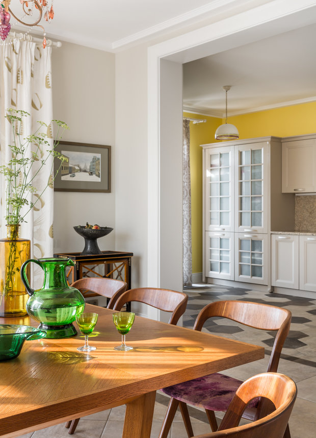 Фотография: Кухня и столовая в стиле Эклектика, Дом, Проект недели, Дача, Московская область, 4 и больше, Более 90 метров, Мария Безрукова – фото на INMYROOM
