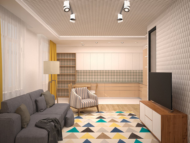 Фото из портфолио В традициях скандинавского дизайна – фотографии дизайна интерьеров на INMYROOM