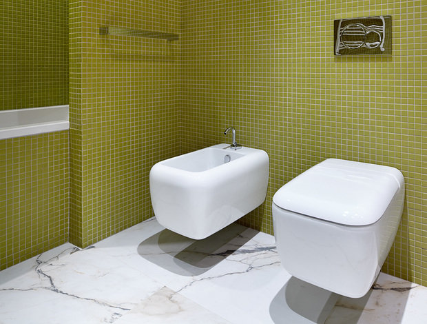 Фотография: Ванная в стиле Современный, Эклектика, Квартира, BoConcept, Дома и квартиры, Проект недели – фото на INMYROOM