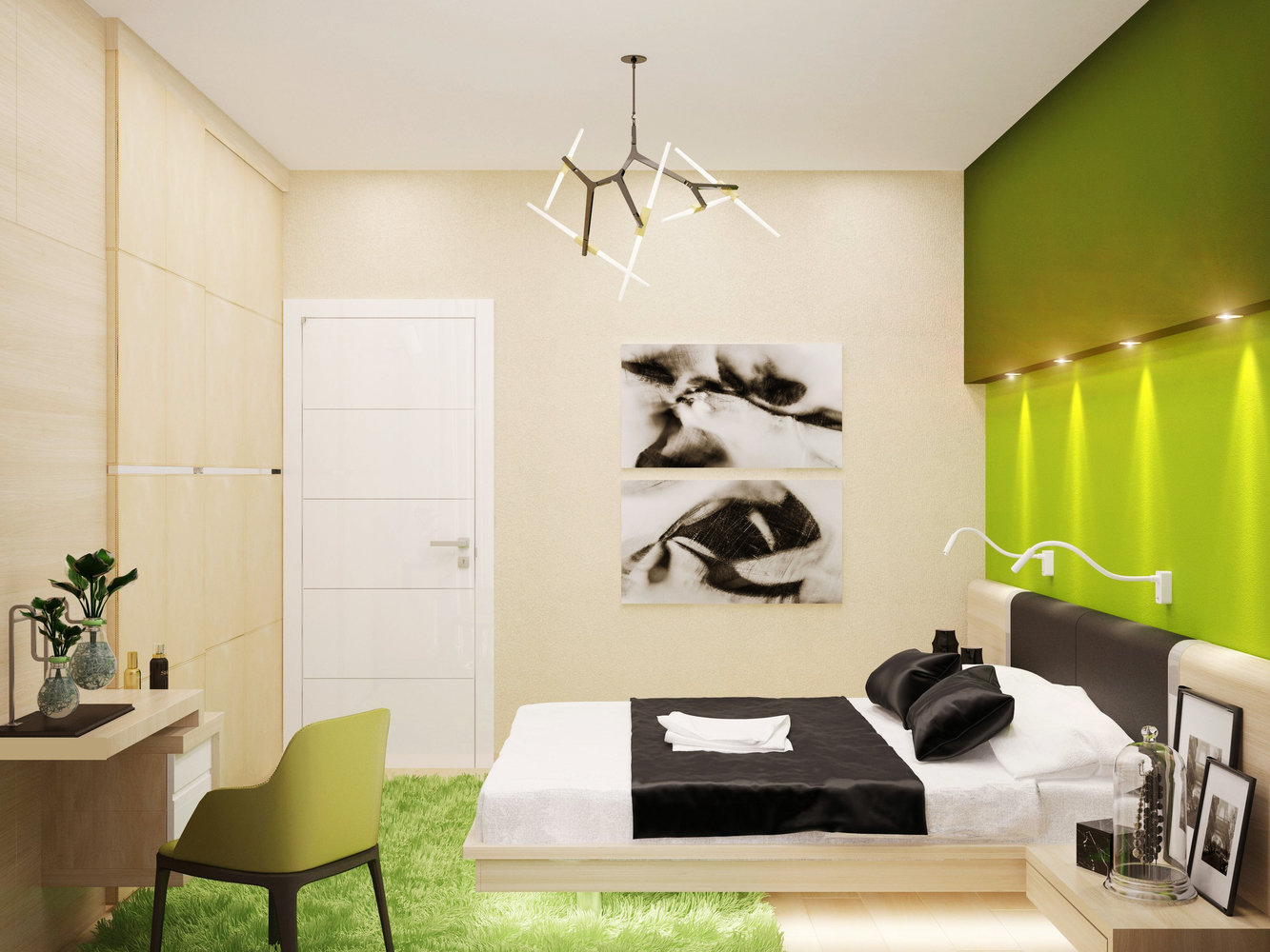 Фото из портфолио Футуристичный минимализм - смелый интерьер для спальни – фотографии дизайна интерьеров на INMYROOM Фото из портфолио Футуристичный минимализм - смелый интерьер для спальни – фотографии дизайна интерьеров на INMYROOM