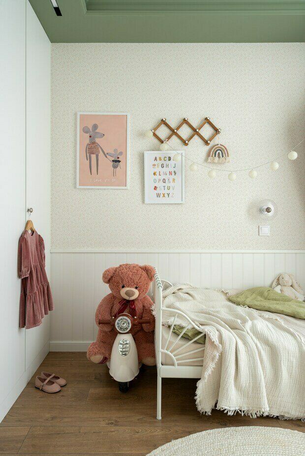 Фотография: Детская в стиле Современный, Эклектика, Квартира, Проект дня, Санкт-Петербург, 3 комнаты, 40-60 метров, ЖК «Golden City» – фото на INMYROOM