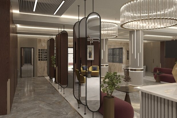 Фото из портфолио NEW STAR HOTEL. Reception – фотографии дизайна интерьеров на INMYROOM