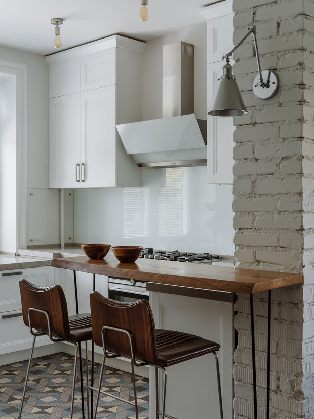 Фотография: Кухня и столовая в стиле Современный, Квартира, Проект недели, Москва, 4 и больше, Более 90 метров, Анастасия Краснова – фото на INMYROOM