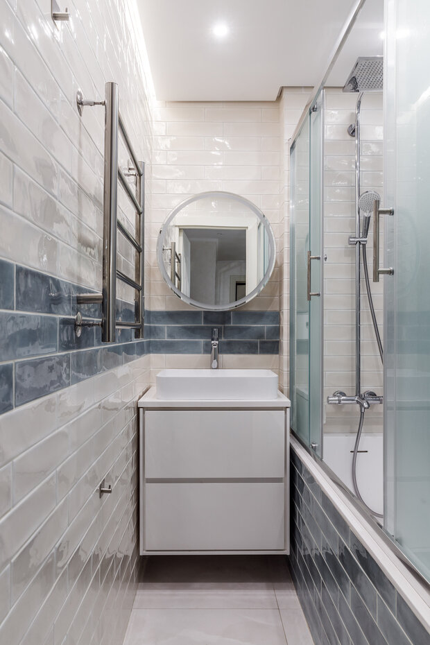 Фотография: Прихожая в стиле Современный, Квартира, Проект дня, Москва, И-522А, Панельный дом, 3 комнаты, 60-90 метров, Ольга Филиппова – фото на INMYROOM