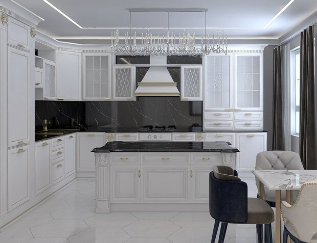 Фото из портфолио Современная классика для любителей роскоши – фотографии дизайна интерьеров на INMYROOM