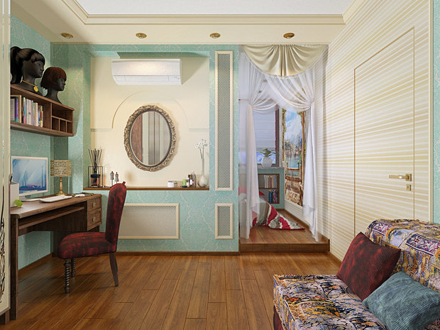 Фото из портфолио Четырехкомнатная квартира – фотографии дизайна интерьеров на INMYROOM