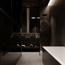Фото из портфолио Дизайн интерьера двухэтажной квартиры – фотографии дизайна интерьеров на INMYROOM
