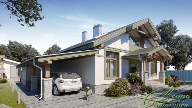 Фото из портфолио Шале по-уральски – фотографии дизайна интерьеров на INMYROOM