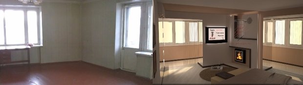Фото из портфолио До и после дизайн-проекта. – фотографии дизайна интерьеров на InMyRoom.ru