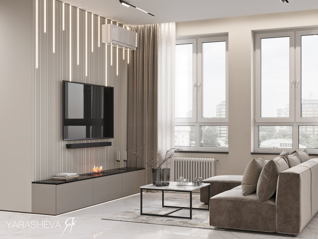 Фото из портфолио ЖК Fresh 92 м кв. – фотографии дизайна интерьеров на INMYROOM