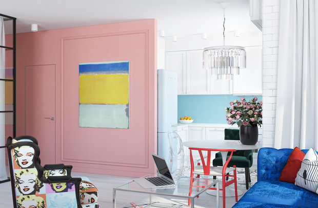 Фото из портфолио Дизайн квартиры в ЖК "WELLTON PARK НОВАЯ СХОДНЯ" – фотографии дизайна интерьеров на INMYROOM