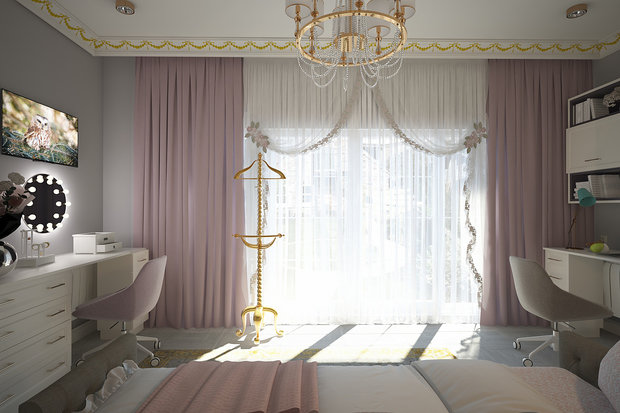 Фото из портфолио Комната девочки-подростка – фотографии дизайна интерьеров на INMYROOM