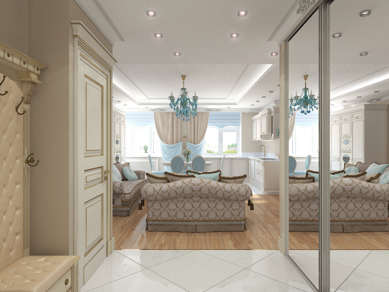 Фото из портфолио Восточная гостиная-столовая – фотографии дизайна интерьеров на INMYROOM Фото из портфолио Восточная гостиная-столовая – фотографии дизайна интерьеров на INMYROOM