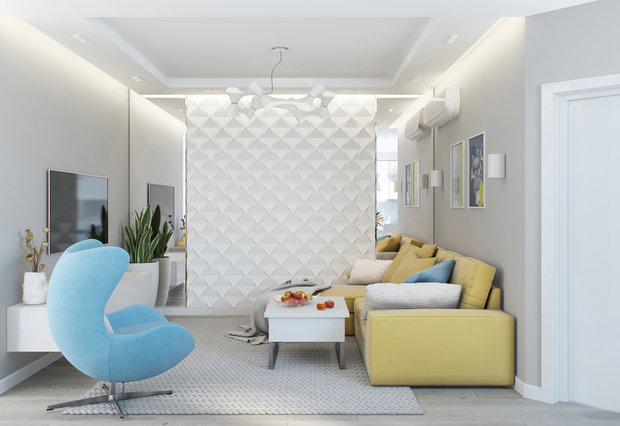 Фотография: Гостиная в стиле Скандинавский – фото на INMYROOM