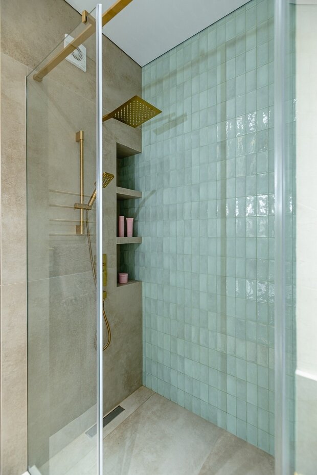 Фотография: Ванная в стиле Скандинавский, Современный, Эклектика, Минимализм, Эко, Квартира, Крым, Проект недели, 3 комнаты, Более 90 метров, Red Wine design, Евпатория – фото на INMYROOM