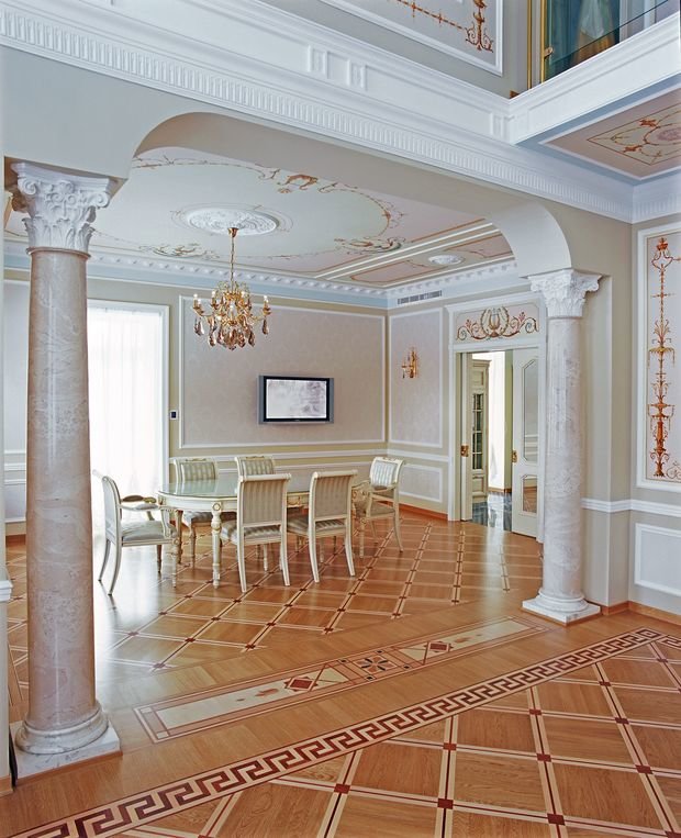Фото из портфолио Дизайн интерьера в дворцовом стиле – фотографии дизайна интерьеров на INMYROOM