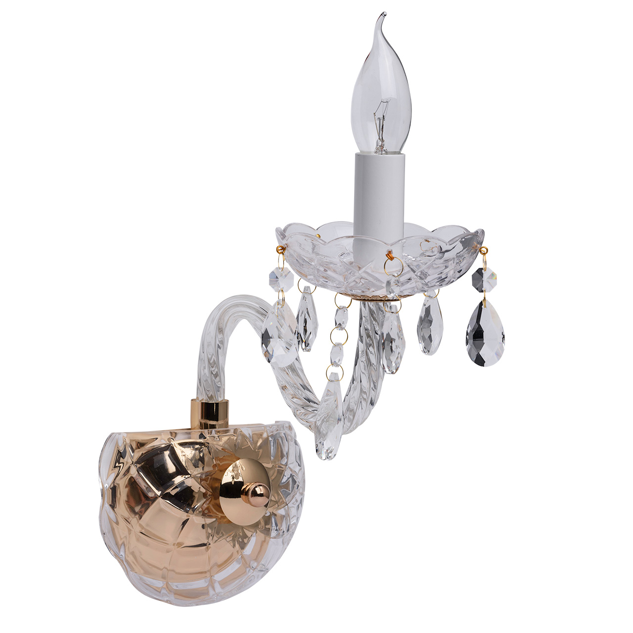 Бра Каролина золотого цвета