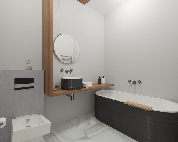 Фото из портфолио 3-конмтная квартира в Доме в Сокольниках – фотографии дизайна интерьеров на INMYROOM