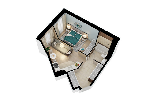 Фото из портфолио 3D-планировки – фотографии дизайна интерьеров на INMYROOM
