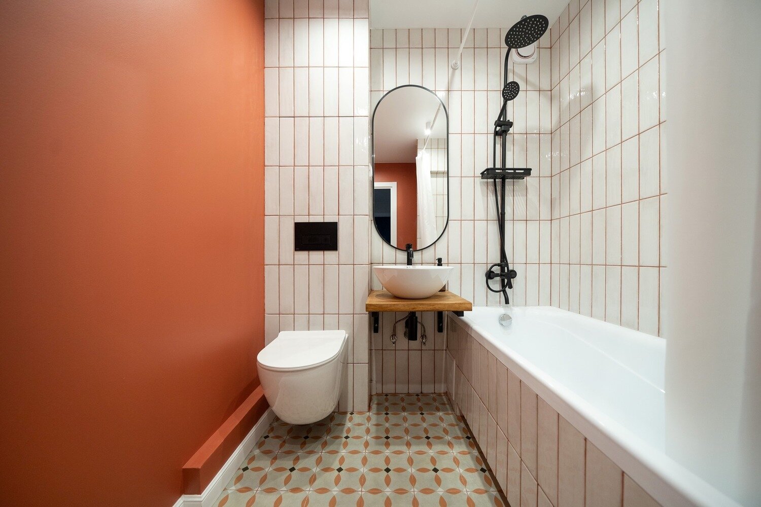 Фотография: Ванная в стиле Скандинавский, Современный, Минимализм, Малогабаритная квартира, Квартира, Проект недели, Москва, Кирпичный дом, 2 комнаты, 40-60 метров, Винтажный, Frontstage, Наталья Короткова – фото на INMYROOM Фотография: Ванная в стиле Скандинавский, Современный, Минимализм, Малогабаритная квартира, Квартира, Проект недели, Москва, Кирпичный дом, 2 комнаты, 40-60 метров, Винтажный, Frontstage, Наталья Короткова – фото на INMYROOM