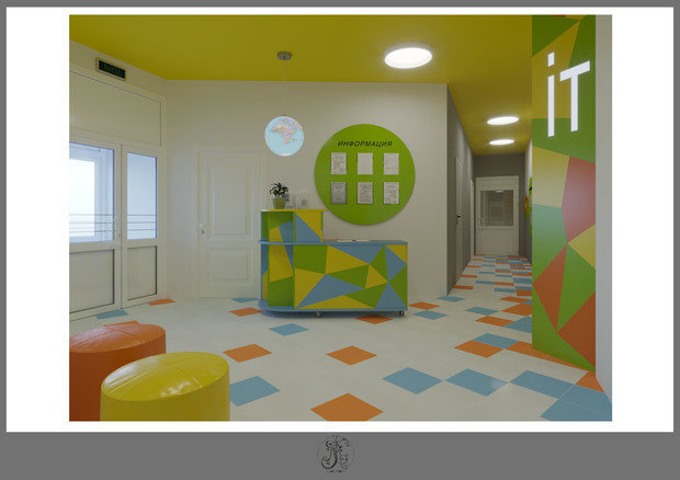 Фото из портфолио Детский сад "ITМИР" – фотографии дизайна интерьеров на INMYROOM