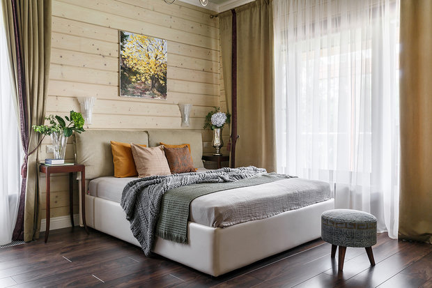 Фото из портфолио Дом из клееного бруса 680 м2 в КП "РУЗСКАЯ ГАВАНЬ" – фотографии дизайна интерьеров на INMYROOM