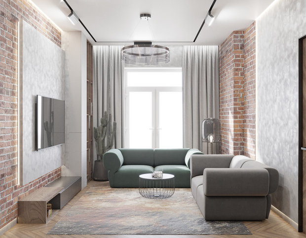 Фото из портфолио Квартира 133 кв.м – фотографии дизайна интерьеров на INMYROOM