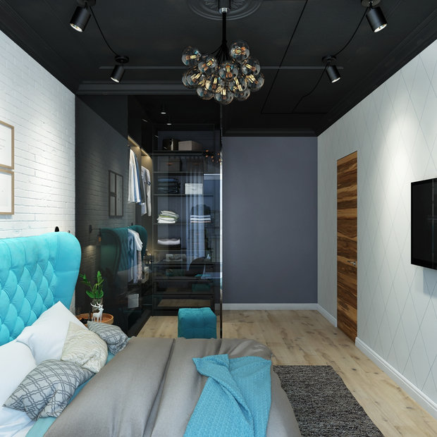 Фото из портфолио Спальня Лофт – фотографии дизайна интерьеров на INMYROOM
