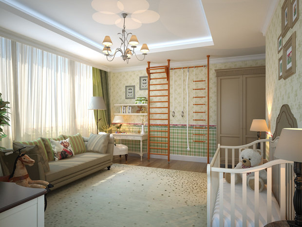 Фотография: Детская в стиле Прованс и Кантри – фото на INMYROOM