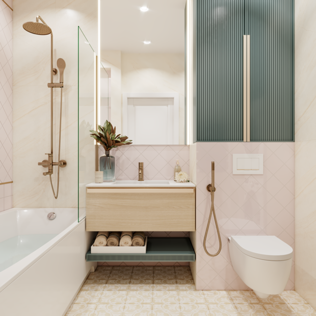 Фото из портфолио ЖК Маяк, 85 м2 – фотографии дизайна интерьеров на INMYROOM