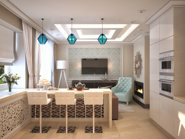 Фото из портфолио Улица Монтажников, 58 м2 – фотографии дизайна интерьеров на INMYROOM