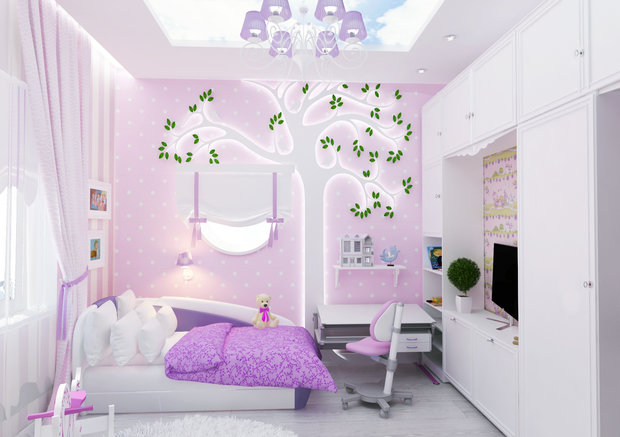 Фото из портфолио Спальня для маленьких принцесс – фотографии дизайна интерьеров на INMYROOM