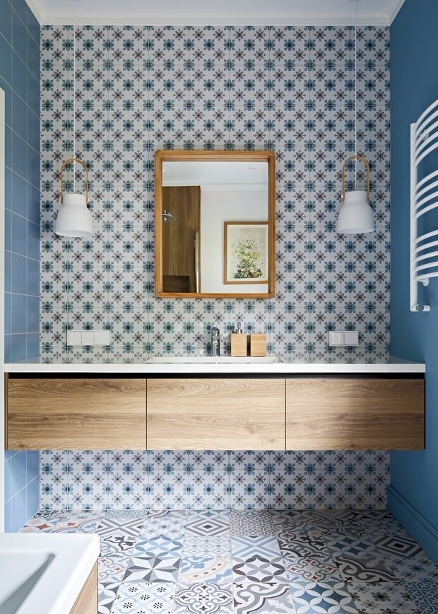 Фотография: Ванная в стиле Прованс и Кантри, Скандинавский, Современный, Эклектика, Дом, Проект недели, Дача, Дом и дача, Челябинск, 4 и больше, Более 90 метров, Ольга Собко – фото на INMYROOM