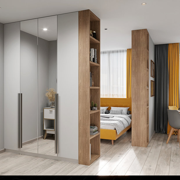 Фото из портфолио Студия 30м2 под сдачу – фотографии дизайна интерьеров на INMYROOM