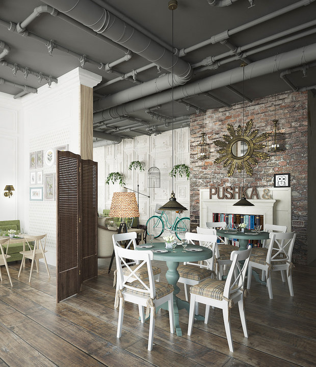 Фото из портфолио Ресторан актуального дизайна – фотографии дизайна интерьеров на INMYROOM