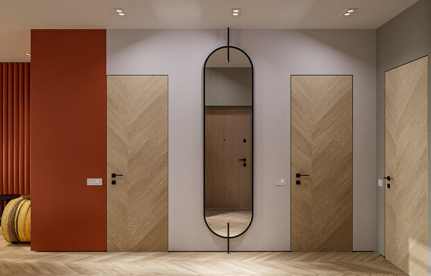 Фотография: Прихожая в стиле Современный, Минимализм, Квартира, Проект недели, Санкт-Петербург, 2 комнаты, 60-90 метров, Студия дизайна Максимаджи – фото на INMYROOM