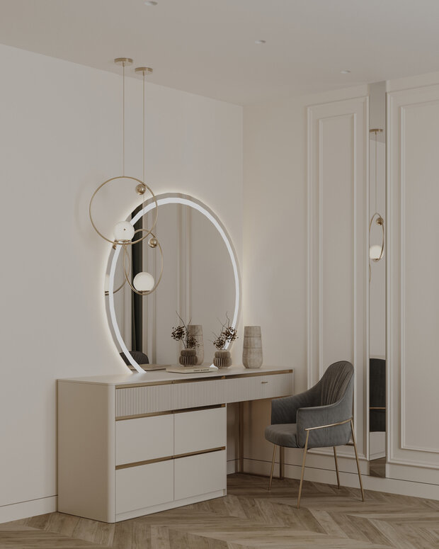 Фото из портфолио Дизайн-проект квартиры в ЖК «Опалиха-Village» в стиле современная классика – фотографии дизайна интерьеров на INMYROOM