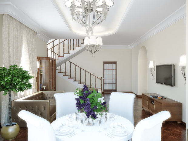 Фото из портфолио Коттедж в Троицке – фотографии дизайна интерьеров на INMYROOM