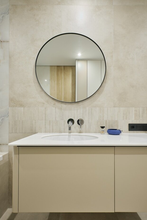 Фотография: Ванная в стиле Современный, Квартира, Проект недели, Кирпичный дом, 3 комнаты, 60-90 метров, Тюмень, Interius – фото на INMYROOM