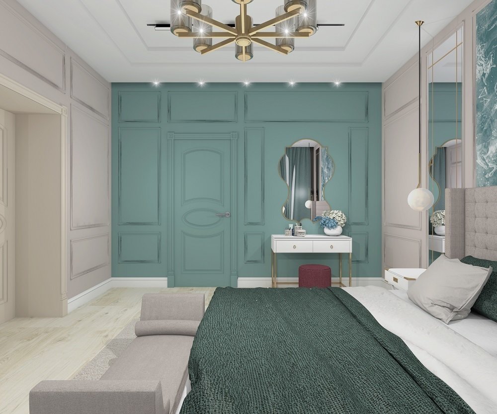 Фото из портфолио Проект квартиры в современной классике – фотографии дизайна интерьеров на INMYROOM Фото из портфолио Проект квартиры в современной классике – фотографии дизайна интерьеров на INMYROOM