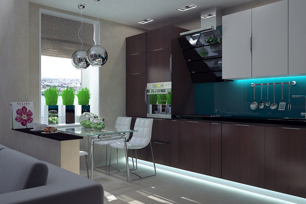 Фото из портфолио Проект 3к.кв Юбилейный квартал – фотографии дизайна интерьеров на INMYROOM