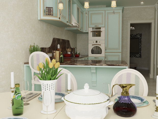 Фото из портфолио 4 -я квартира г.Адлер – фотографии дизайна интерьеров на INMYROOM