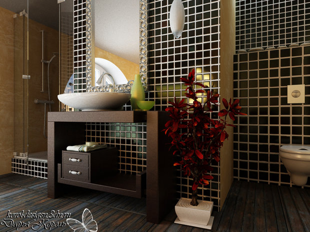 Фото из портфолио Ванна на мансарде – фотографии дизайна интерьеров на INMYROOM
