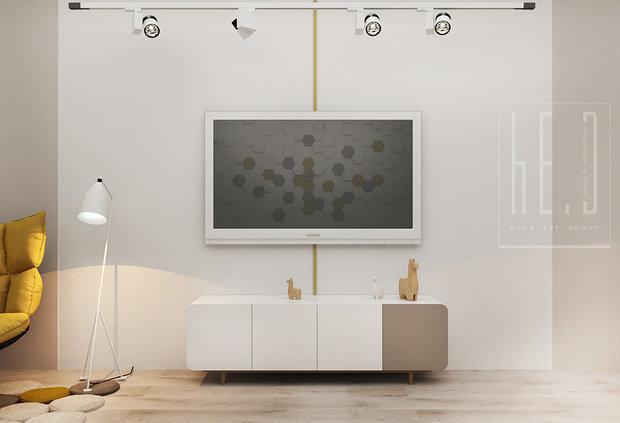 Фото из портфолио Blue details – фотографии дизайна интерьеров на INMYROOM