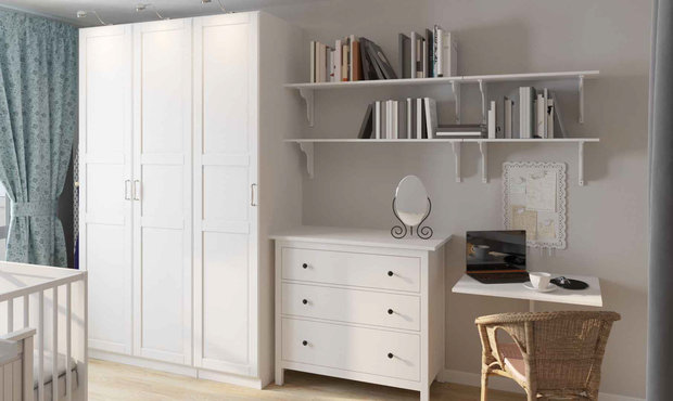 Фотография: Кабинет в стиле Скандинавский, Гид, ИКЕА, П-44 – фото на INMYROOM