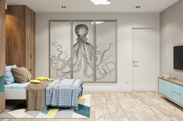 Фотография: Детская в стиле Современный, Эко, Квартира, Проект недели, Монолитный дом, 3 комнаты, 60-90 метров, Днепропетровск, PARA Studio – фото на INMYROOM