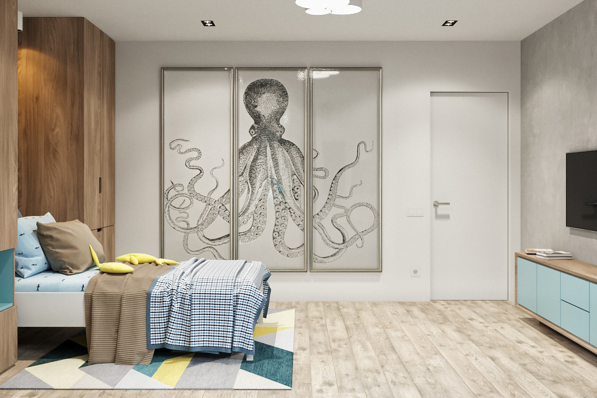 Фотография: Детская в стиле Современный, Эко, Квартира, Проект недели, Монолитный дом, 3 комнаты, 60-90 метров, Днепропетровск, PARA Studio – фото на INMYROOM